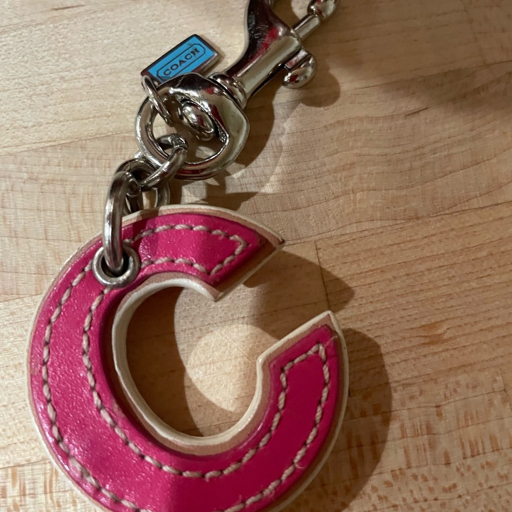 Coach letter accessory